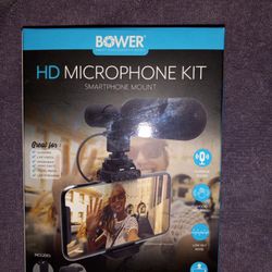 HD Microphone Kit Smart Phone Mount 