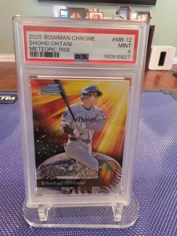2025 Bowman Chrome Shohei Ohtani Meteoric Rise PSA 9