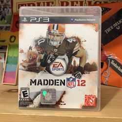 EA SPORTS- MADDEN 12 PS3 football video game