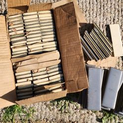 Grey Ceramic Tiles 2x6" Lot of 107 New Pieces