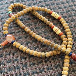 Heavenly eye agate Buddha beads