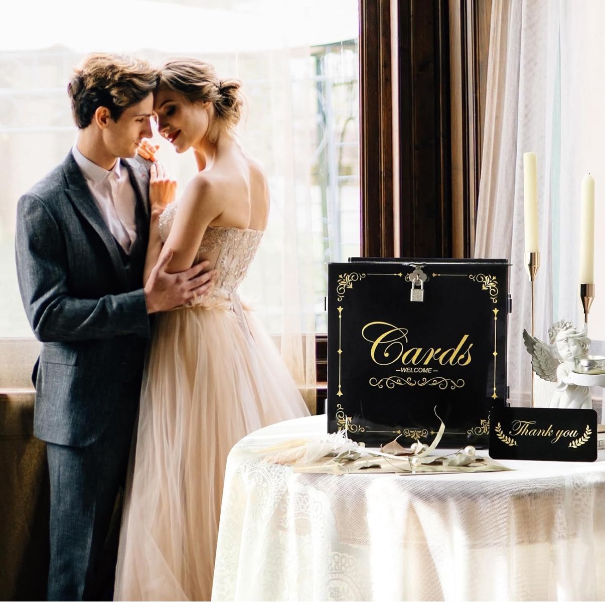 Acrylic Wedding Card Box & Guest Book