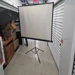 Apollo Portable Tripod Projection Screen 60" X 60" High-resolution