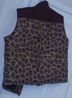 Large puff vest