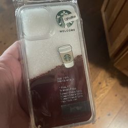Starbucks Phone Case Fits 12/13 Max Liquid Filled