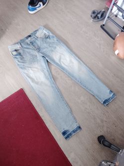 Purple jeans