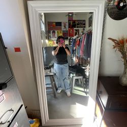 PTG ASAP - Large Mirror - White Wood Frame