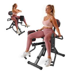 HA1 2-in-1 Hip Abductor and Adductor, Glute & Inner Thigh Workout Equipment for Home Gym, Leg Workout and Booty Builder with 6 Adjustable Resistance B