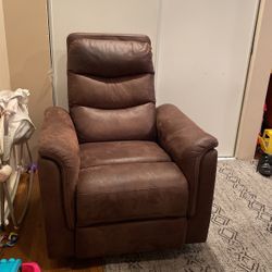 Dark Brown Recliner 