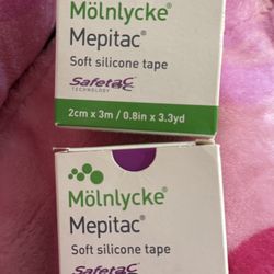 Mepitac Soft Silicone Tape, 2 cm x 3 /0.8 in x 3.3 yd Lot 
