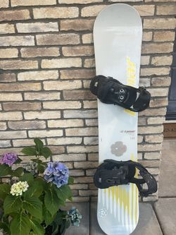 Snowboard and Bindings
