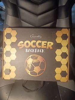 Brand New Decorably Soccer Backpack – Gold & Black World Cup Style