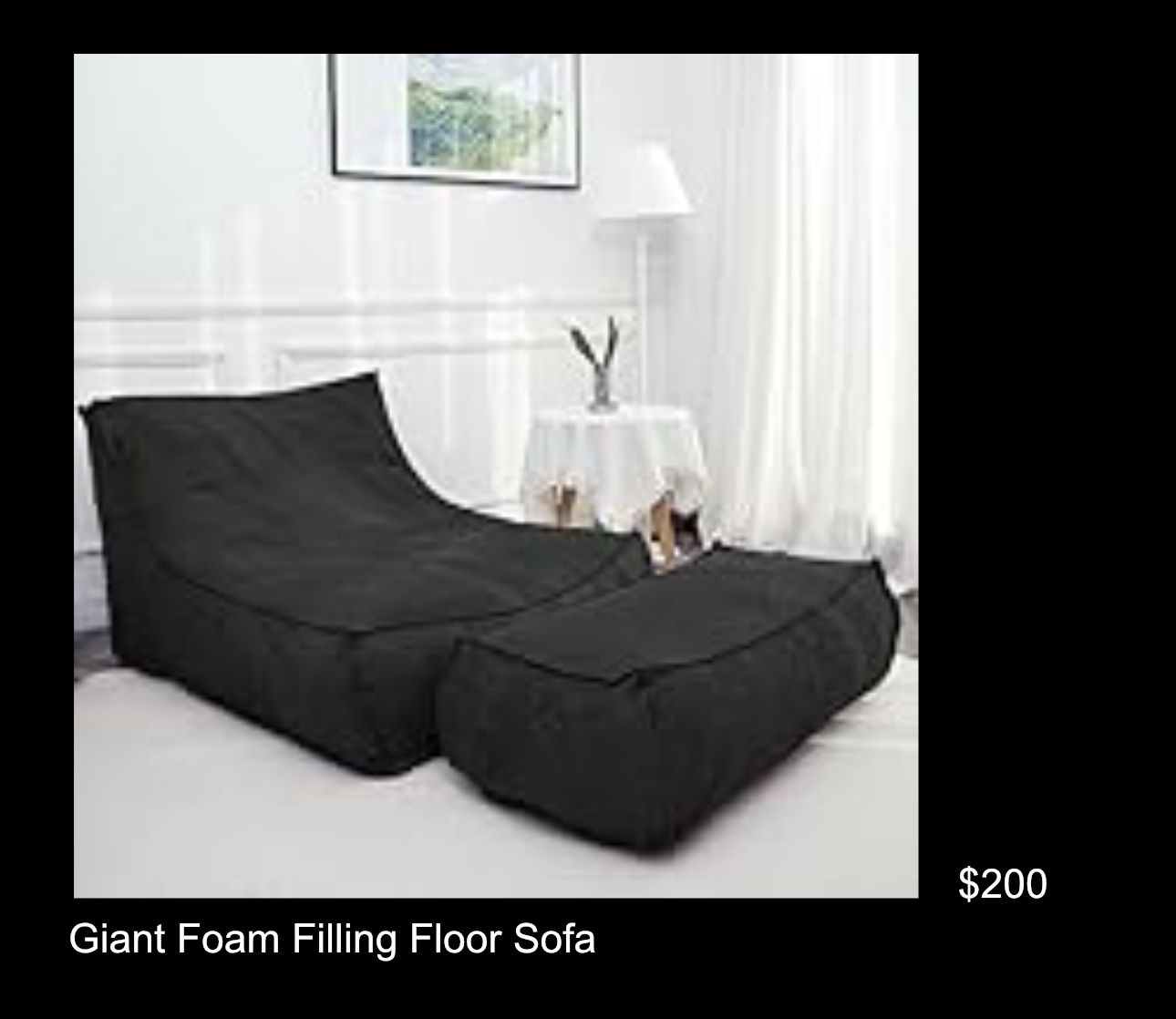 Giant Foam Filling Floor Sofa