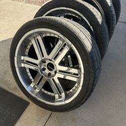 24” Wheels On 305/35r24