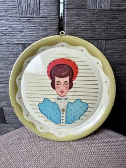 Mid Century Decorative Portrait Plate