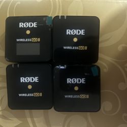 4X $100 RØDE Wireless GO II MICROFONE