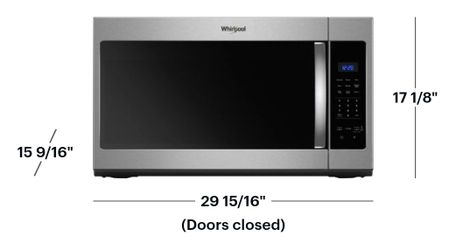 1.7 cu. ft. Microwave Hood Combination with Electronic Touch Controls