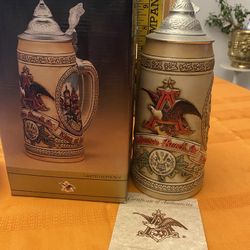 Anheuser Busch Tomorrow’s Treasures “N” Series ED V Festival and Village Scenes Stein