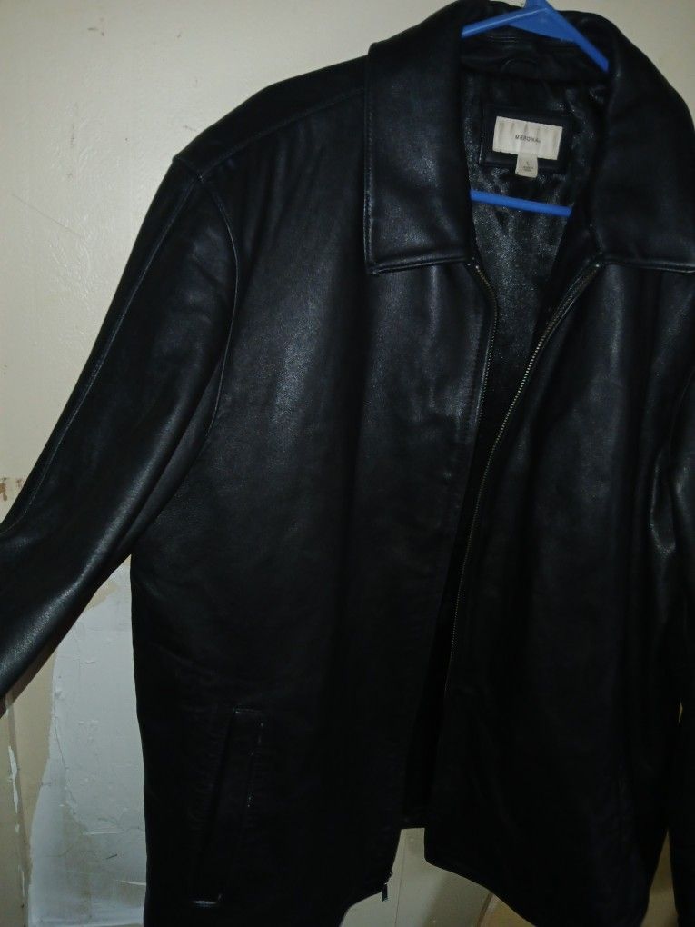 A lady's leather jacket