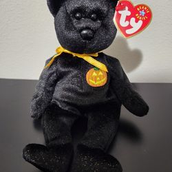 "Haunt,"TY Beanie Baby Halloween Bear 