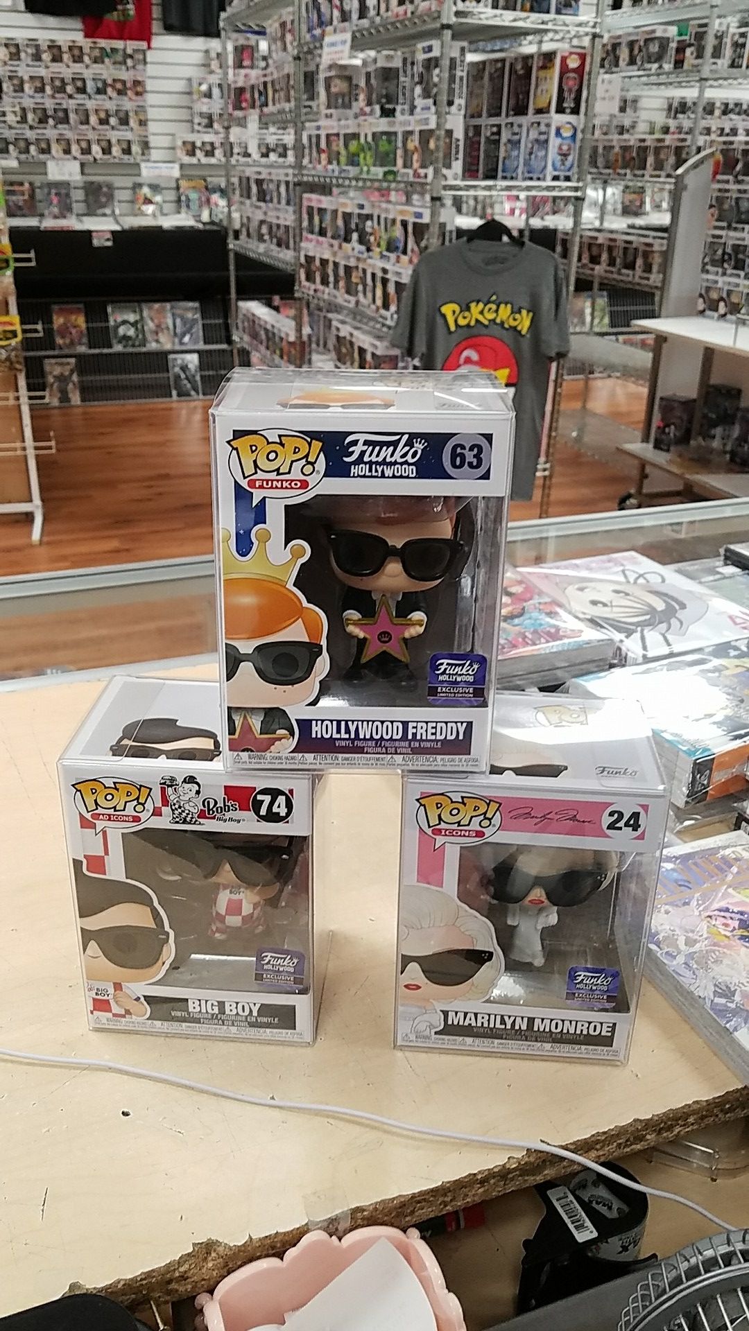 Hollywood Freddy funko pop exclusive limited edition