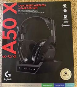 LOGITECH A50X WHITE OR BLACK