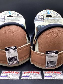 TROXELL LEATHER BEIGE SUPER SOFT KNEE PADS**(FINANCIAMOS/WE FNANCE)**
