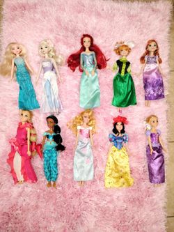 Disney princess beautiful dolls. $10 takes all not 10 each