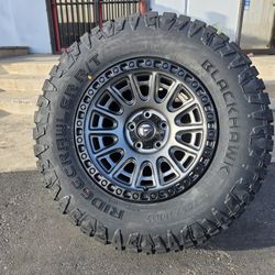 17" FUEL Cycle rims/ 33" Ridgecrawler RT tires. $2300