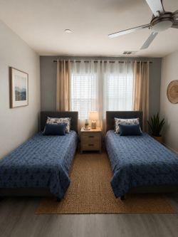 Twin bed set