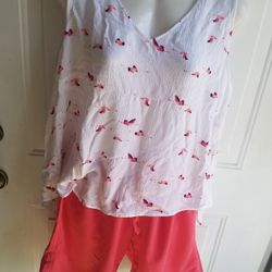 Summer Shorts And Top