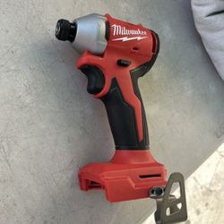 Milwaukee M18 18-Volt Lithium-Ion Compact Brushless Cordless 1/4 in. Impact Driver Tool Only