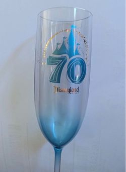 Disneyland Resort 70th Anniversary Champagne Flute