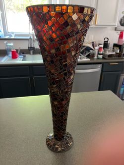 Decorative mosaic vase