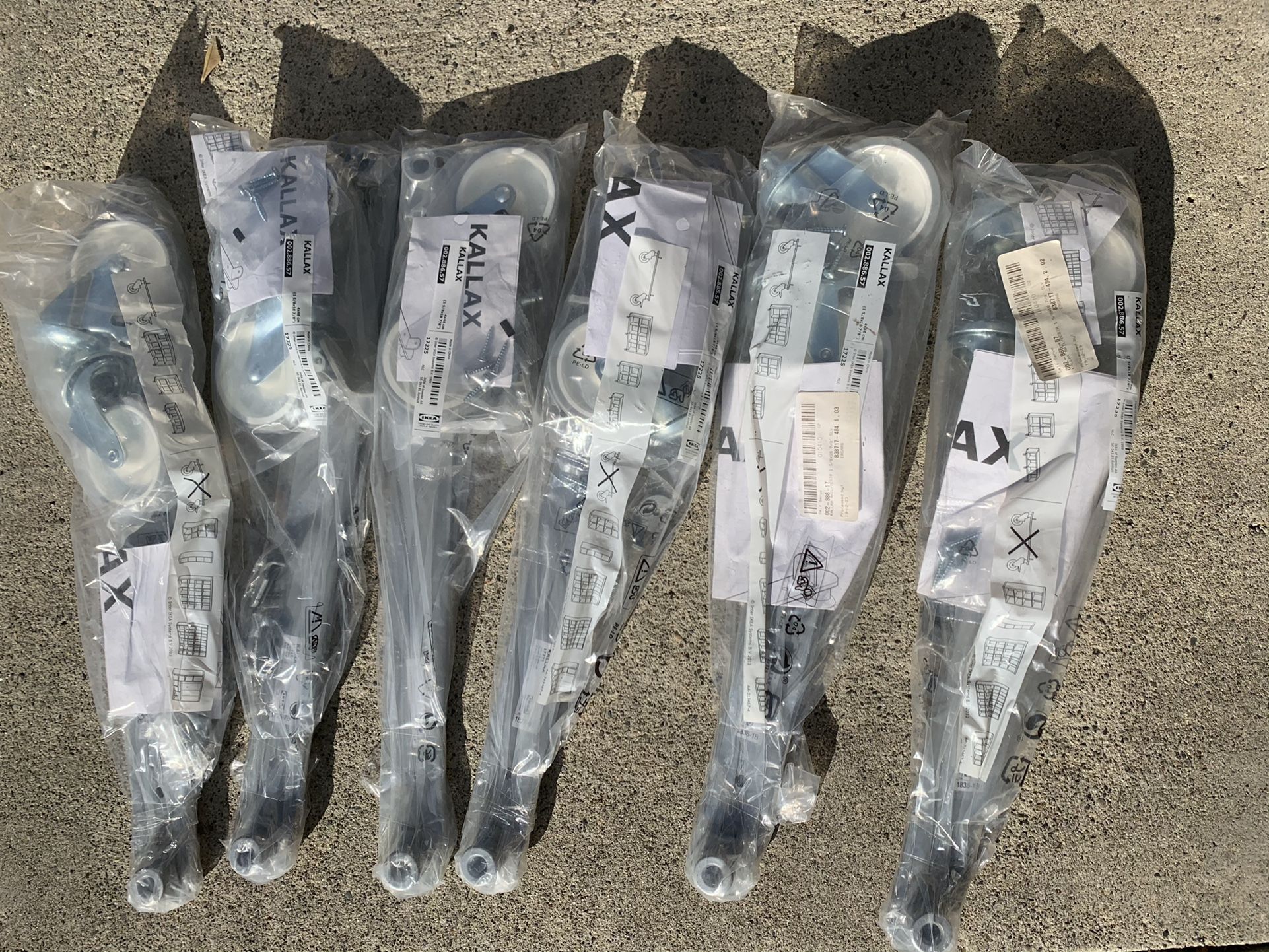 IKEA Kallax Casters NEW (discontinued In 2019) for Sale in Laguna