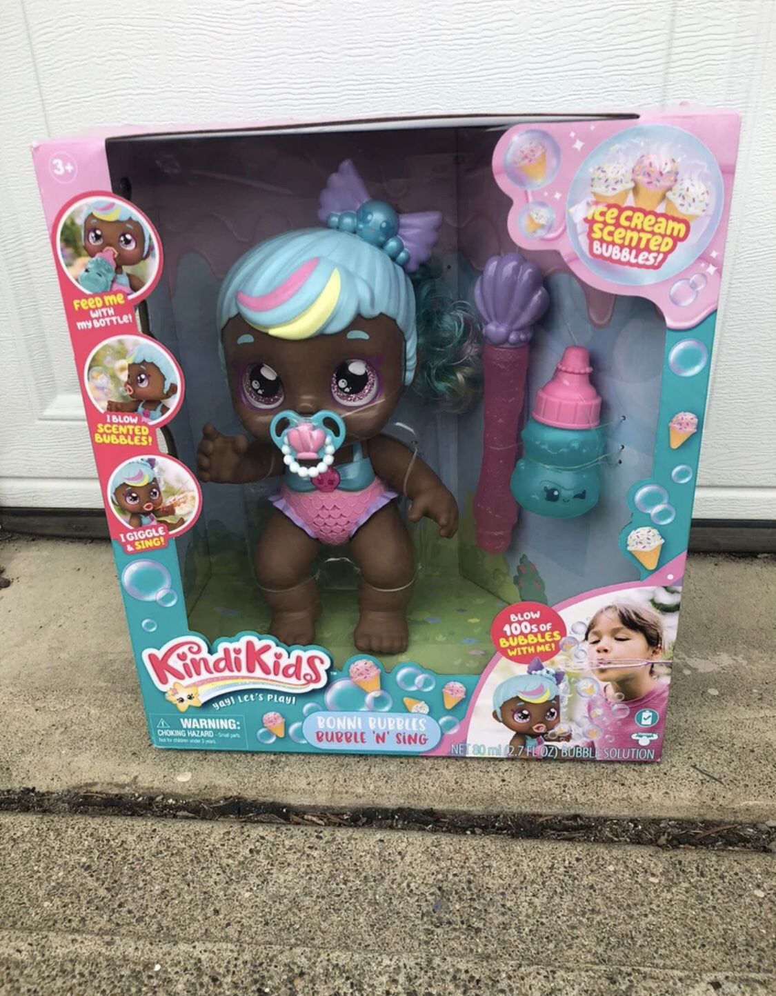 Moose Toys-Kindi Kids Nursery Baby - Bonni Bubbles NEW