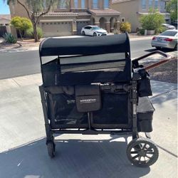 Wonderfold~W4(4seats/4kids)~Luxe~Wagon+side~net+canopy