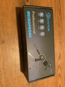 Microphone, EIVOTOR 3.5mm Condenser Microphone Plug and Play