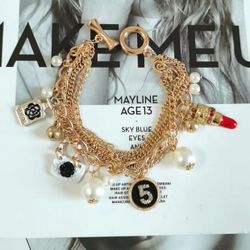 Gold Chunky Coco Bracelet 