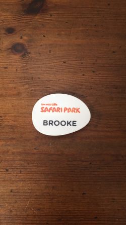 San Diego Zoo Safari Park Name Tag