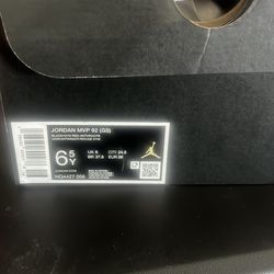 Jordan MVP 92 GS size 6.5