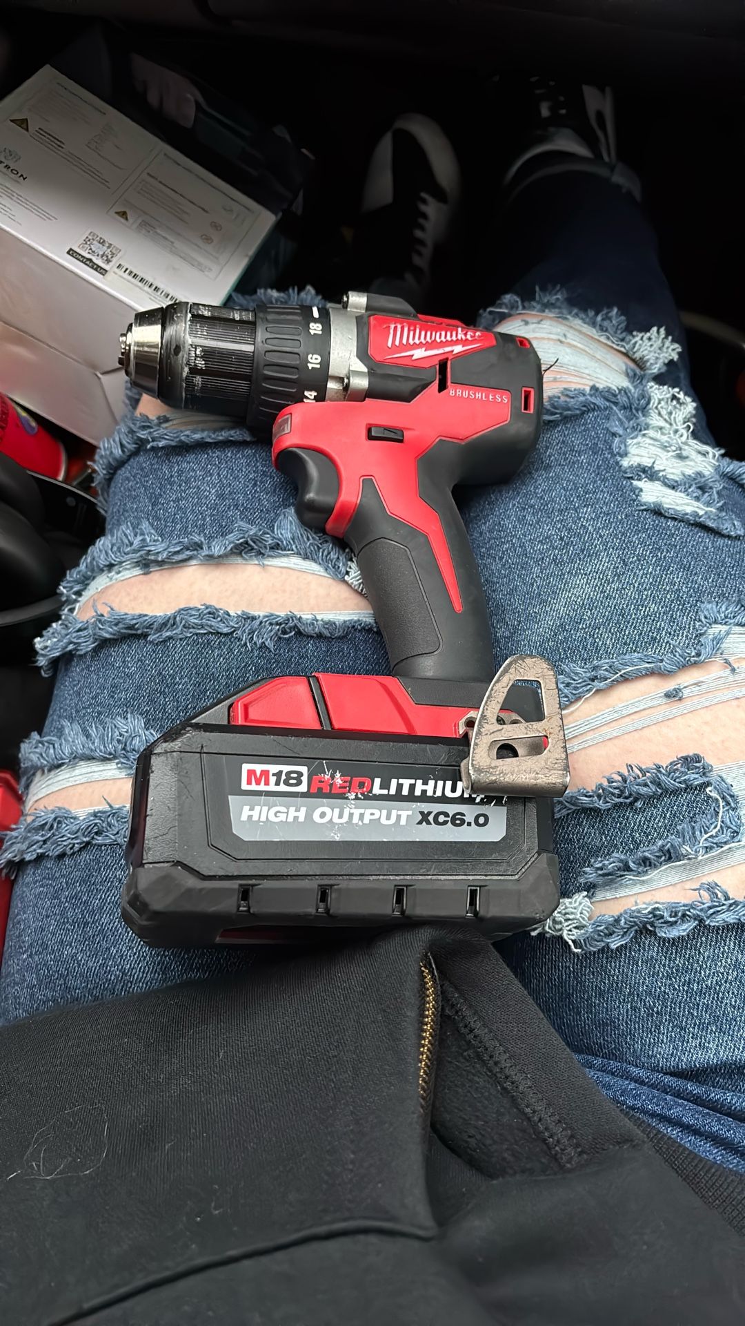 Milwaukee 1/2” Drill/Driver + Xc6.0 Red Lithium Battery Pack