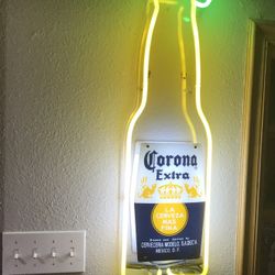 Corona Neon Sign Light Bottle