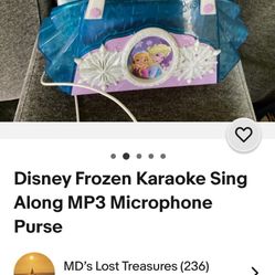Disney Mp3 Karaoke Frozen Microphone Included 
