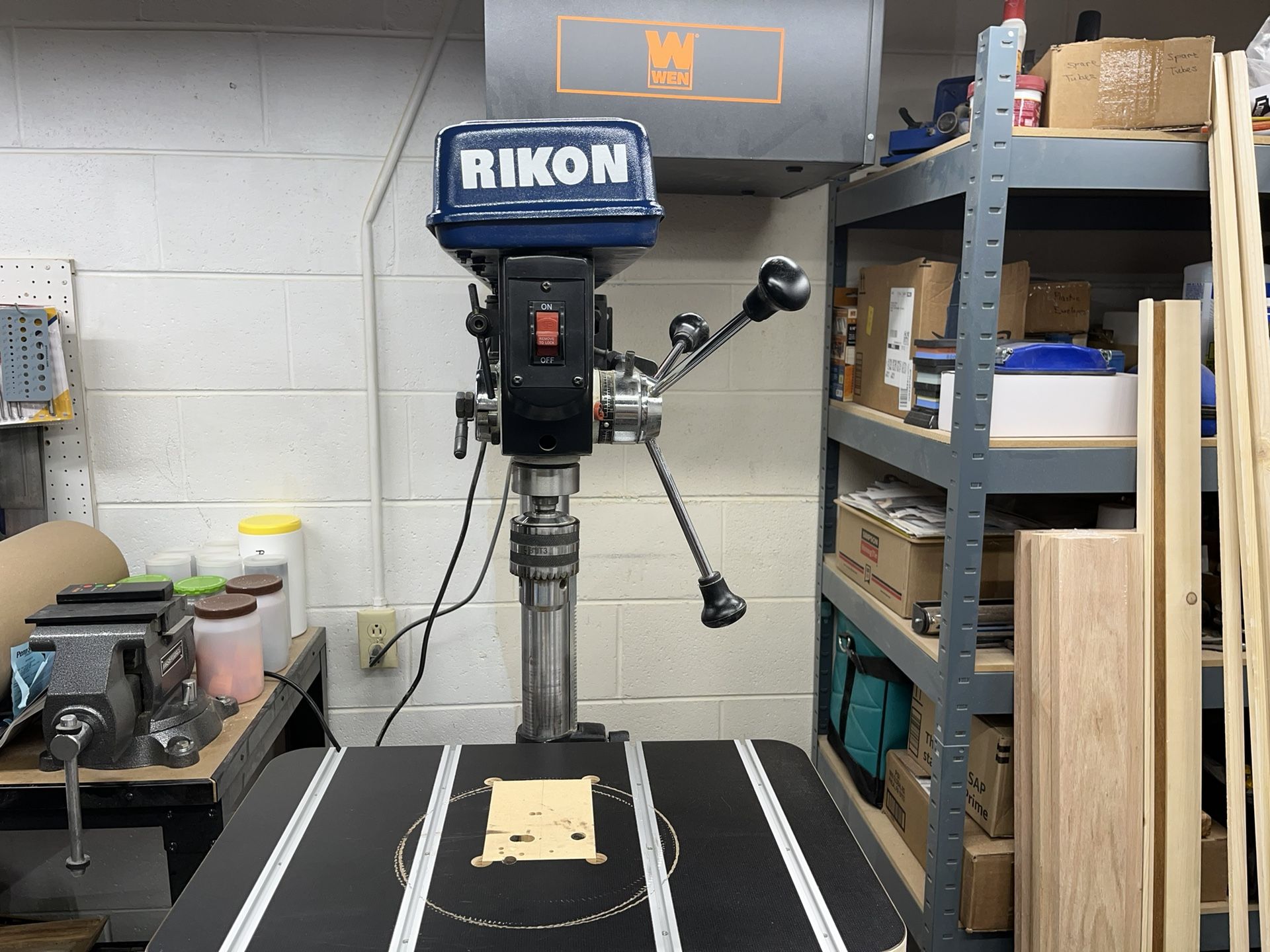 Rikon Model #30-140 34” Bench Radial Drill Press