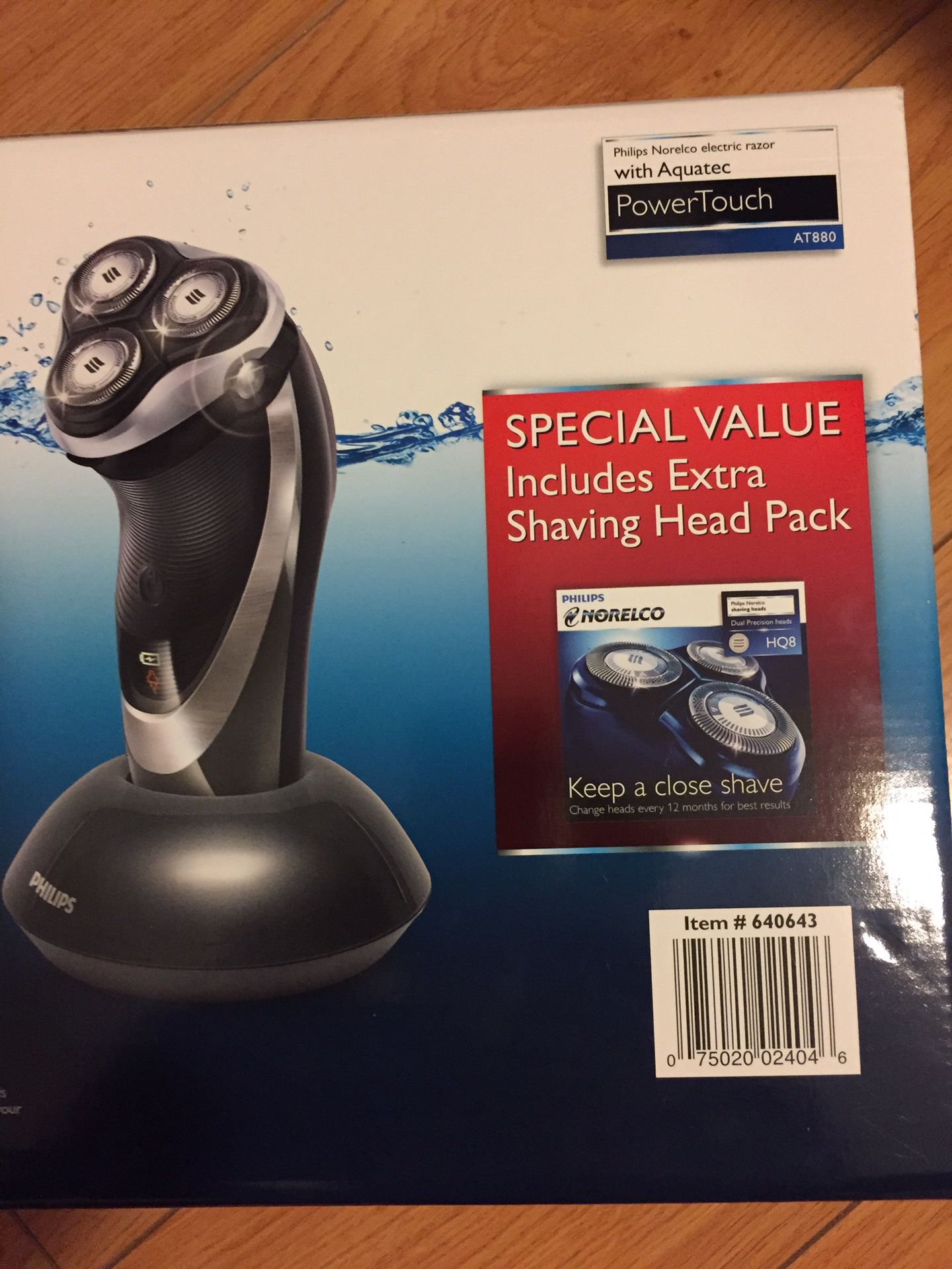 Philips Norelco AT 880 Aquatec PowerTouch shaver