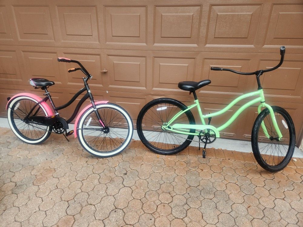 cruiser bike 26inch and 24inch each $85