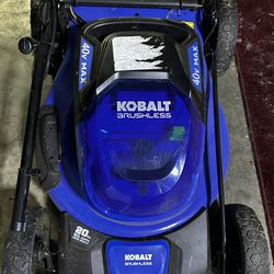 Working 40volt Kobalt Mower For Parts Or To Fix