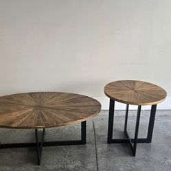 Solid Wood Coffee Table Set - Sturdy and Stylish