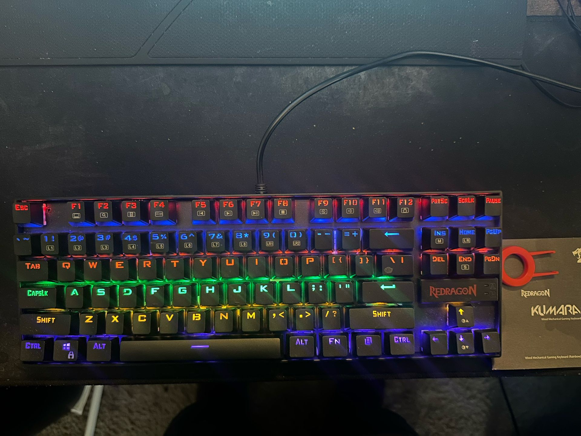 Red Dragon, Kumara, Rainbow Mechanical Keyboard